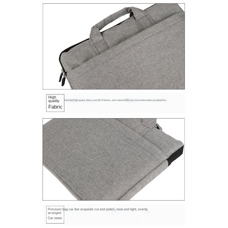 High Quality Custom Logo Portable Business Briefcase with Large Capacity for Work Travel