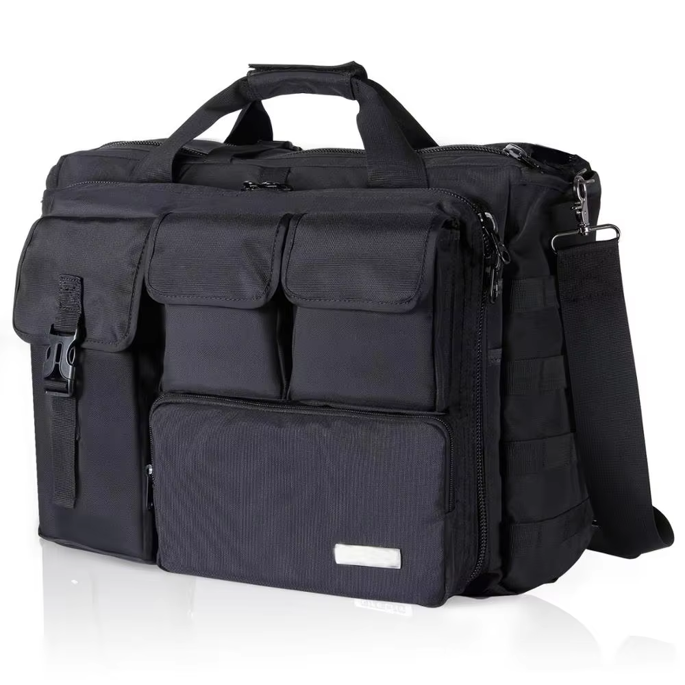 Multi-Function Cross Body Briefcase Handbag and Travel Laptop Bag with Pockets