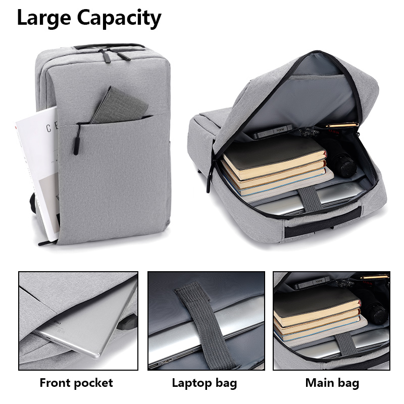 Custom Logo Business Men Mochila Travel Student Polyester Usb Waterproof Bagpack Back Pack Design School Laptop Bag Backpacks
