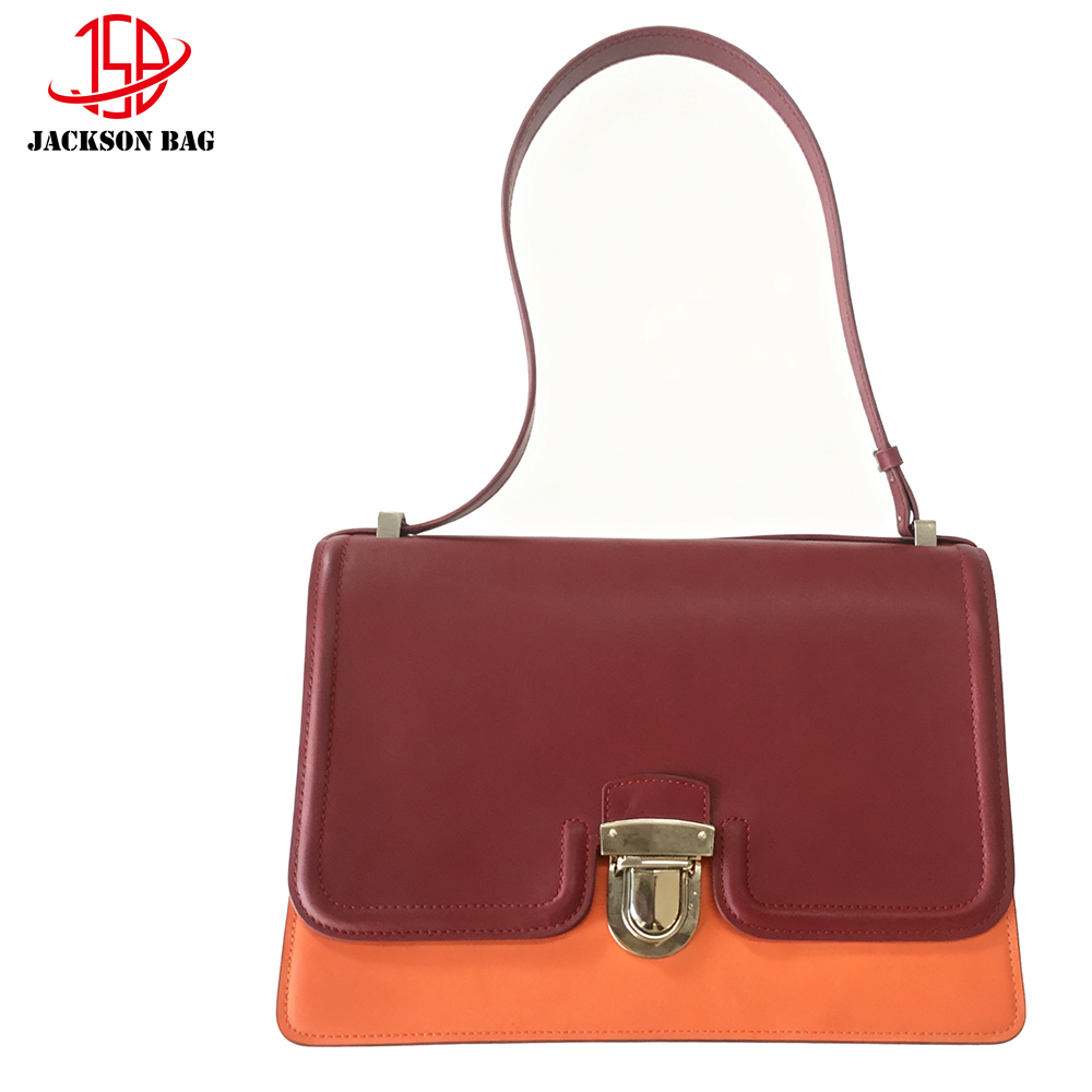 Genuine Leather Sling Lady Bag Crossbody Shoulder Handbag Luxury Designer Fashion Tote Purse Casual Satchel
