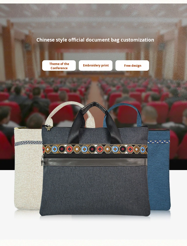 Ethnic Style Document Bag Detail 4