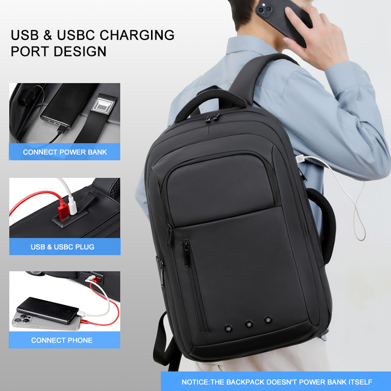 2026 New Arrival 17 Inch Business Backpack,Type-C Charging Design, High Capacity Laptop Backpack Factory Direct for Daily Use