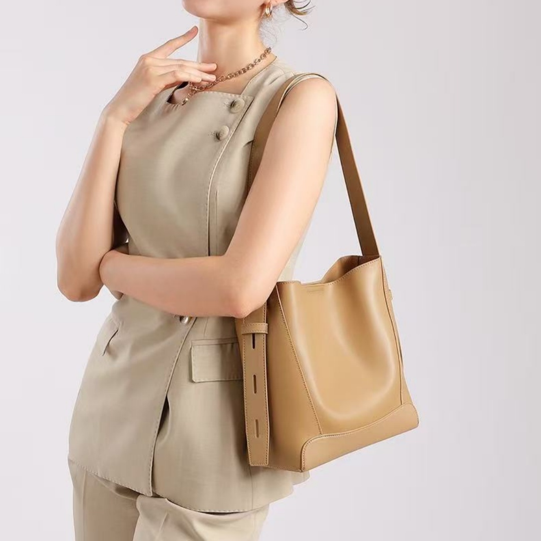 New Fashionable Bucket Bag New Versatile Large Capacity Single Shoulder Tote Bag All Seasons Crossbody Bag