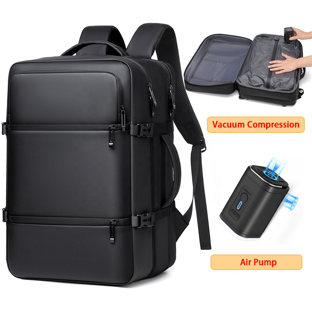 Stock Cheap Large Capacity Backpack Anti-Theft Custom Vacuum Compression Waterproof Bag Travel Business Laptop Backpack