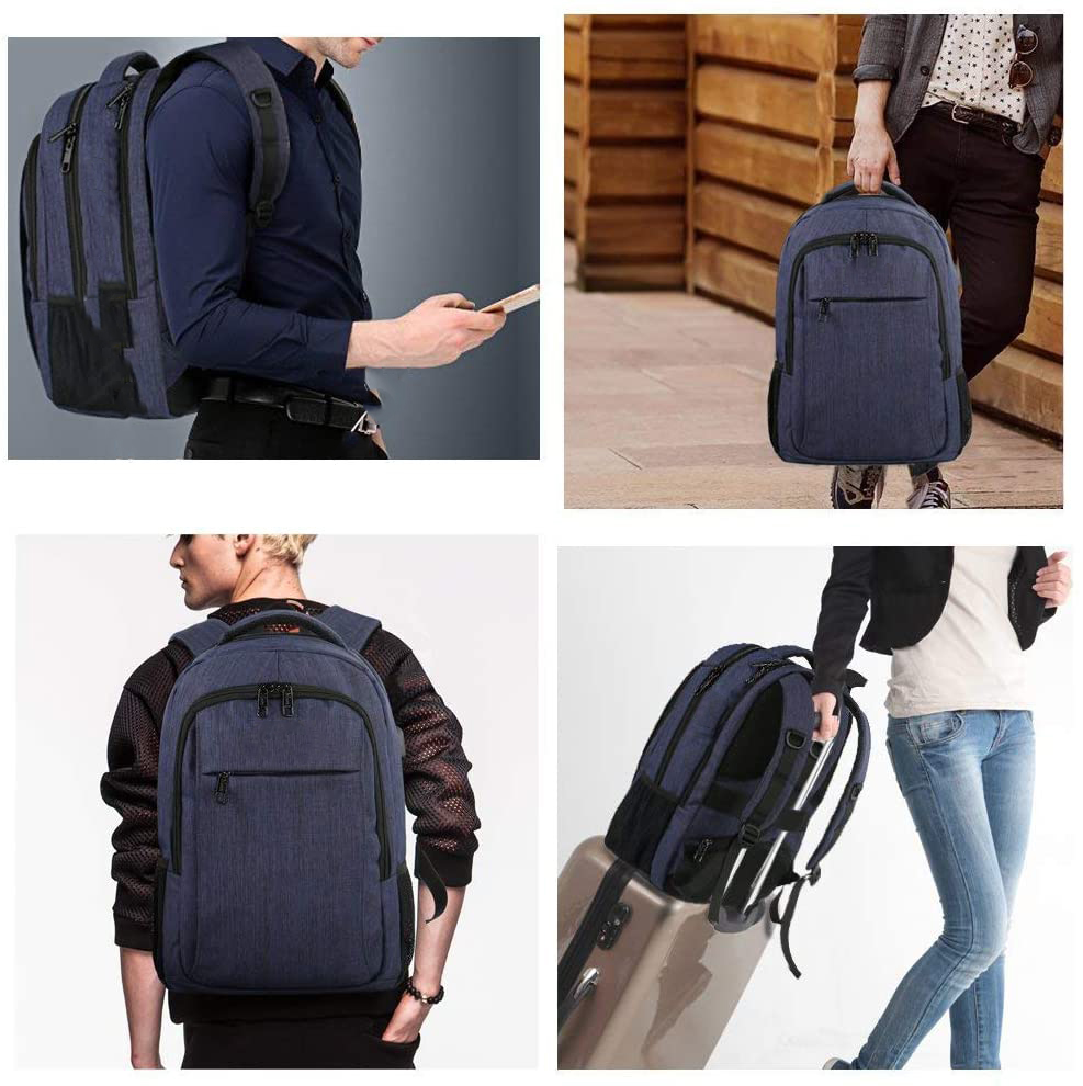 Unisex Stylish Korean Style Water Resistant Oxford Polyester Laptop Bag Business Casual Design Backpack for Student and Traveler