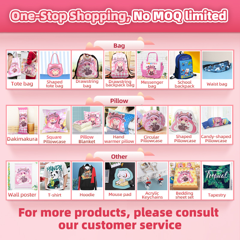 Wholesale Cartoon Crossbody Shoulder Bag Custom Logo Waterproof Small Satchel Bag for Anime Fans Bulk Order