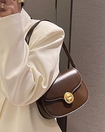 Vintage Burgundy Handbag View 6