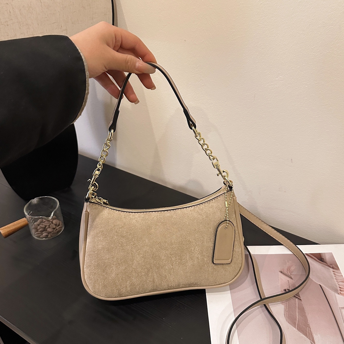 Luxury Brand Womens Handbags With Co-ch Designer Shoulder Crossbody Bag Ladies Cross-body Leather Leopard Print Messenger Bag