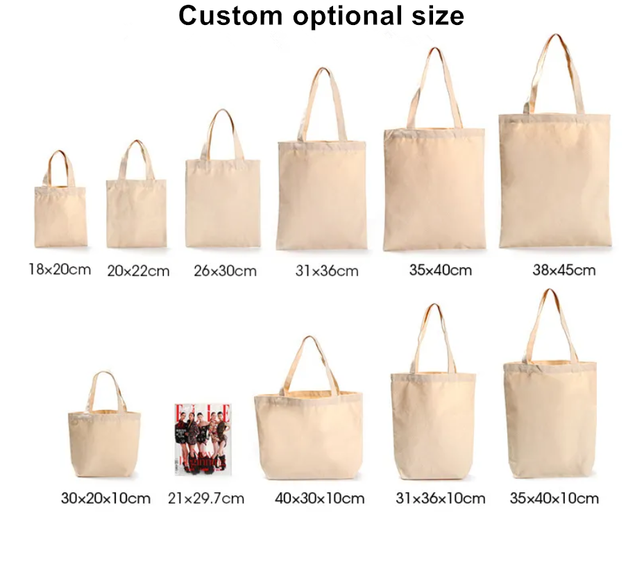 Canvas Bag Sizes