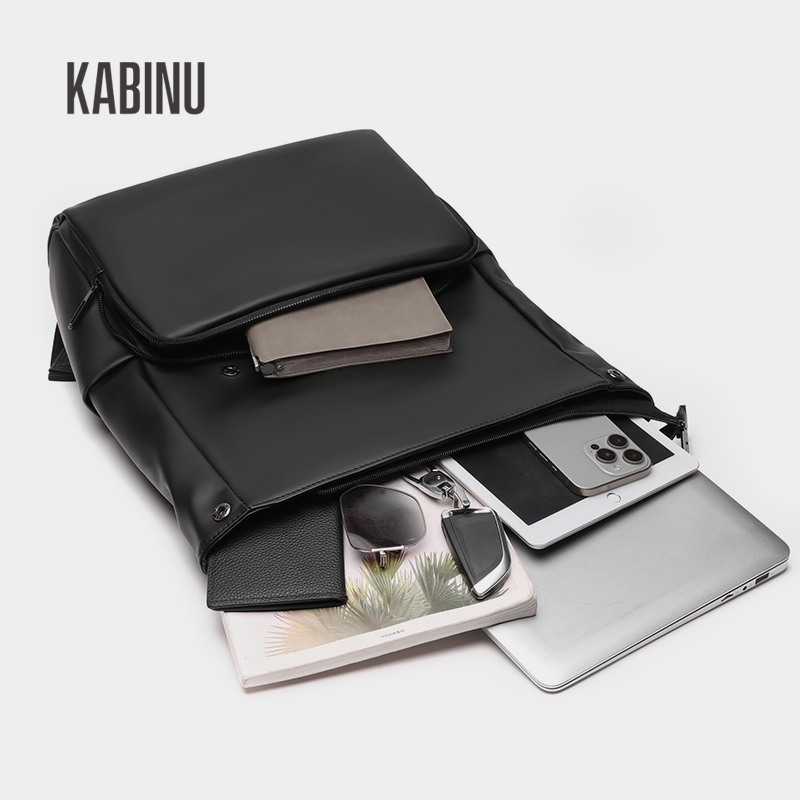 KABINU Custom College Luxury Student Waterproof Laptop Backpack Durable Oxford USB Charging School Bookbag For Men Women