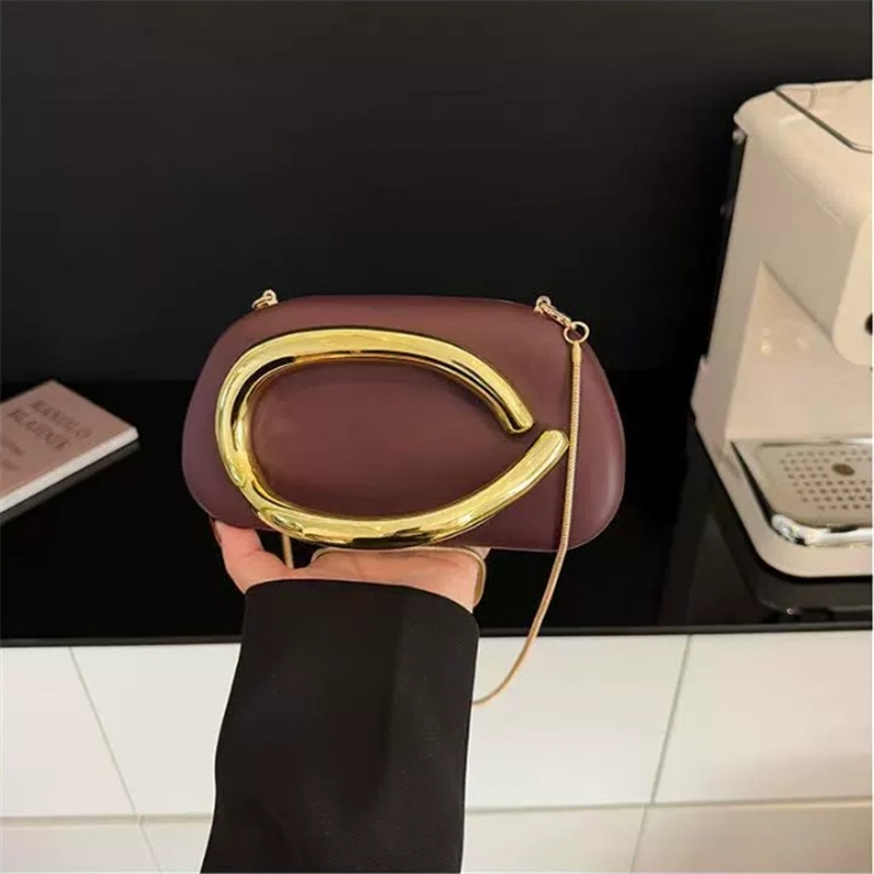 Acrylic Bag Chain Luxury Clutch Ladies Evening Handbags Wholesales Women Dinner Purse Fashion Small Ladies Metal Clutch Bag