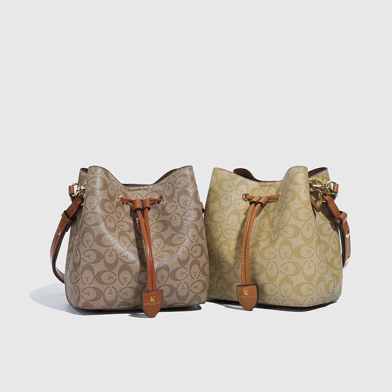 2025 Model Multi-functional Large-capacity Bucket Bag. Made of PU Material. Can Be Carried in Hand or Worn Across the Body.1070