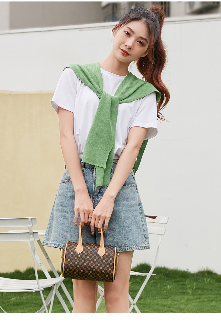 New Fashion Trendy Print Handbags Luxury Pu Leather Crossbody Bag Boston Pillow Bag Shoulder Bags for Women