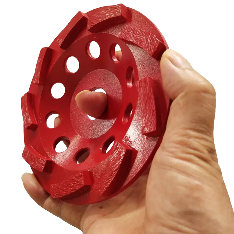 125mm قرص طحن ماسي على شكل مقعر لطحن الخرسانة والحجر