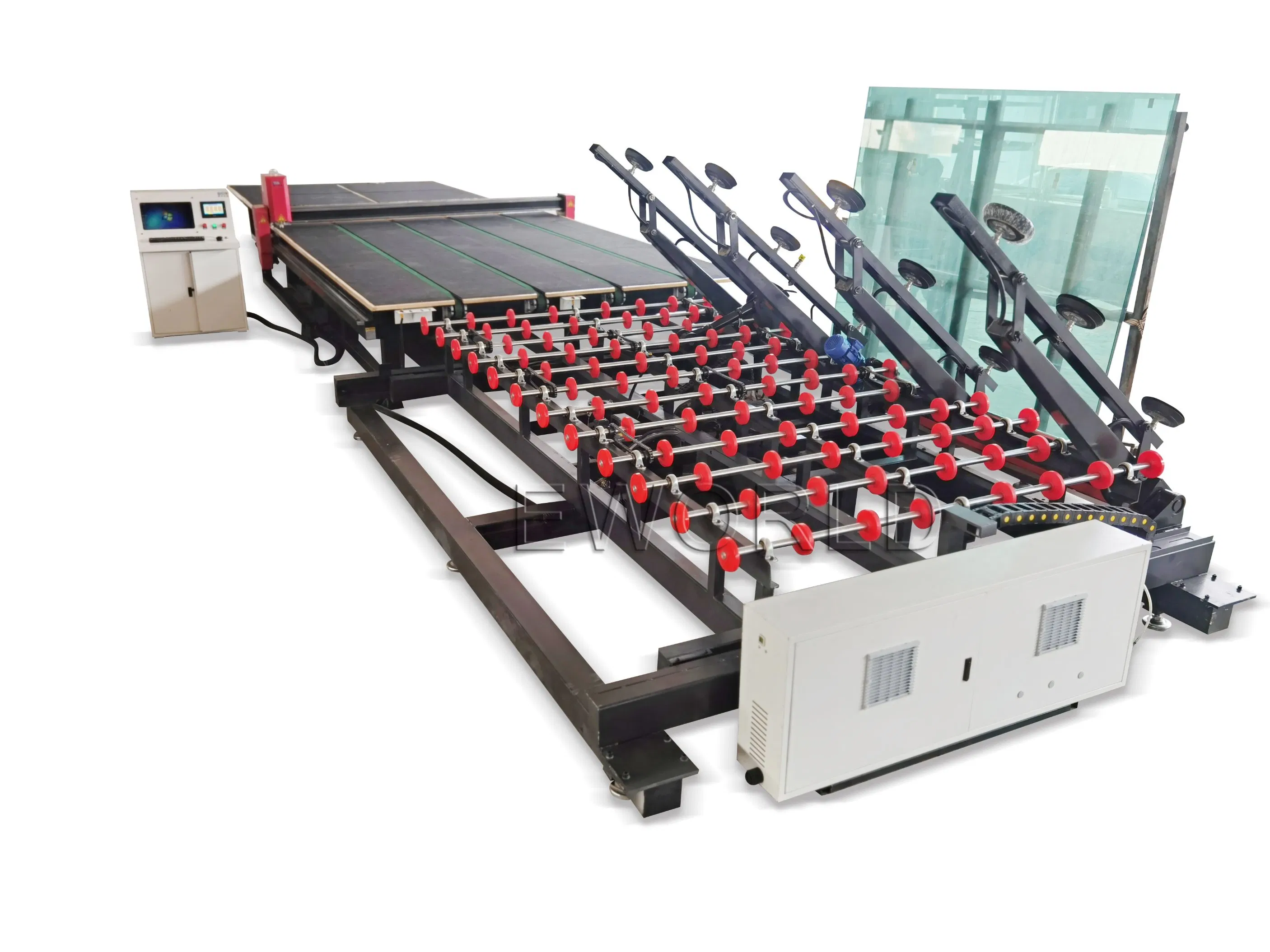 خط قطع الزجاج CNC المتقدم 3726 للإنتاج الفعال