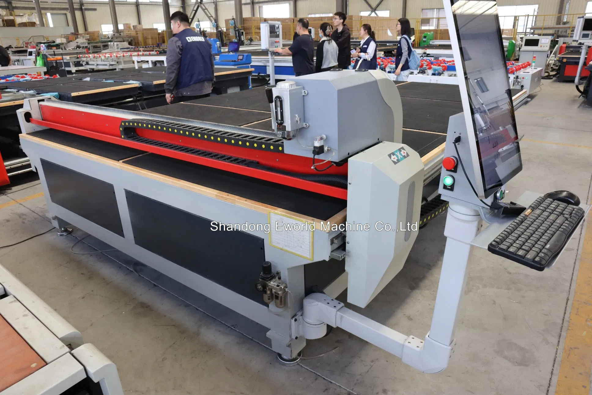 آلة قطع الزجاج الأوتوماتيكية بتقنية CNC مع شاشة تعمل باللمس للبيع 3726