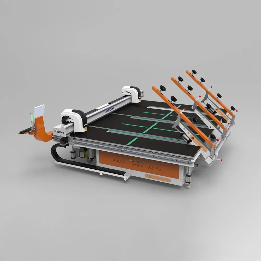 Hsl-Ytj3829 قطع تحميل ذكي تلقائي مع نظام تحكم PLC لزجاج السيارات