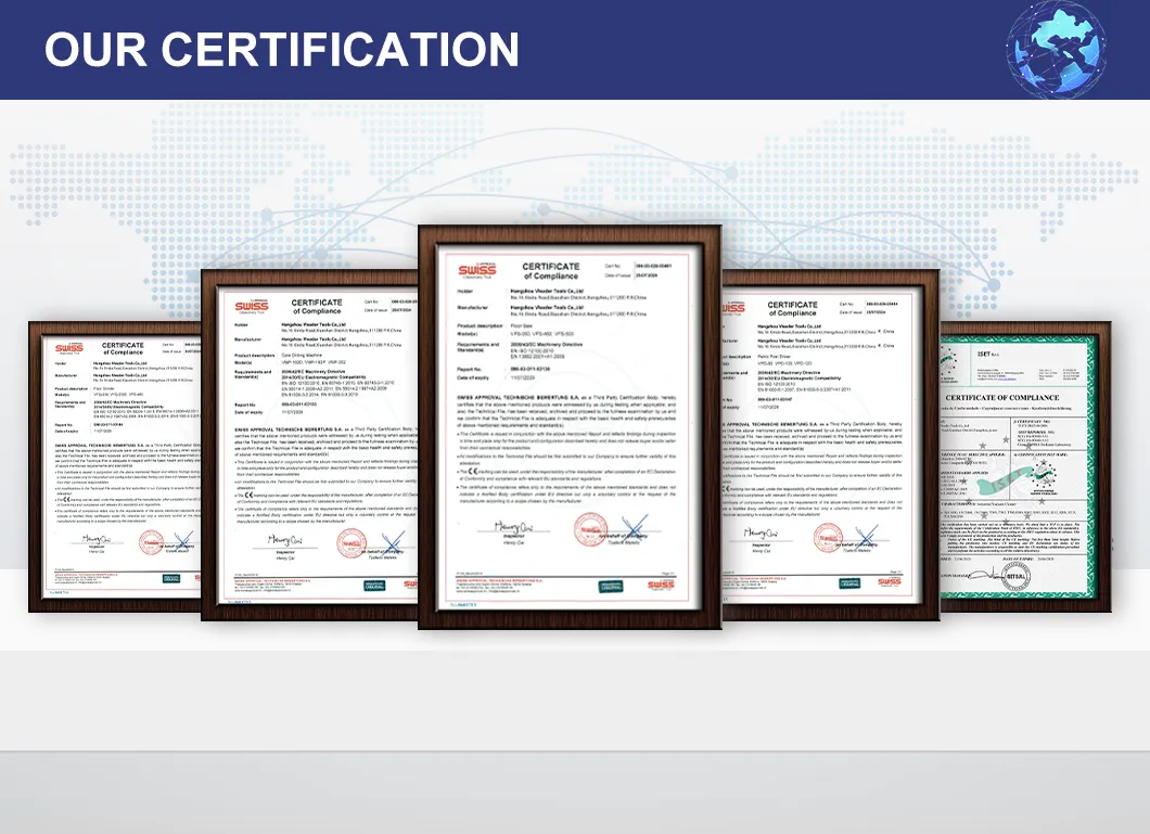 Certificates
