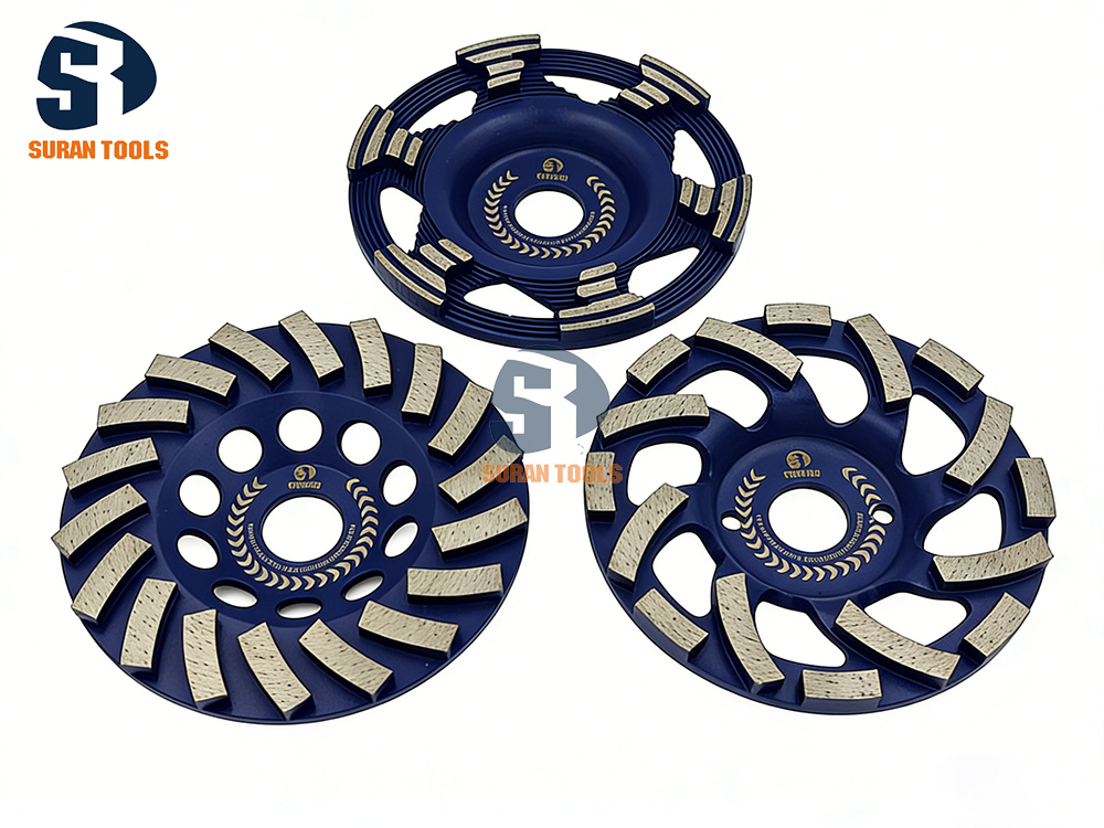 125mm عجلة الماس لطحن جدار الأرضية الخرسانية والرخام