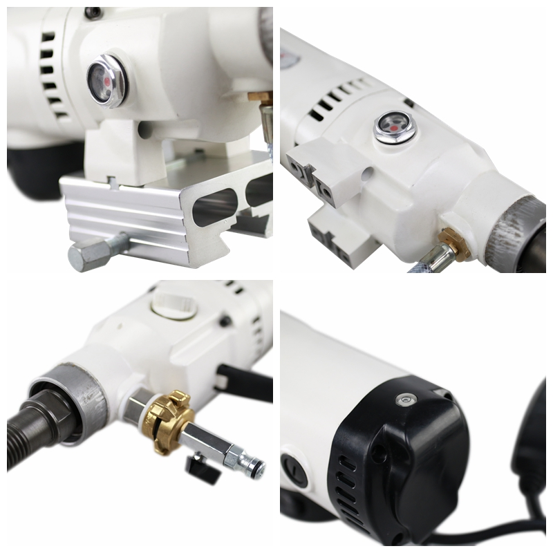 محرك مثقاب الماس 2200W 250mm آلة حفر الخرسانة 3 أداة للاستخدام الرطب والجاف