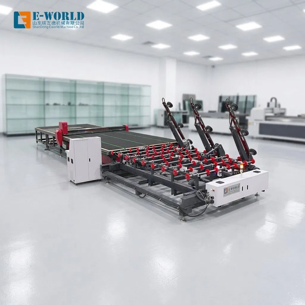 خط قطع الزجاج CNC المتقدم 3726 للإنتاج الفعال