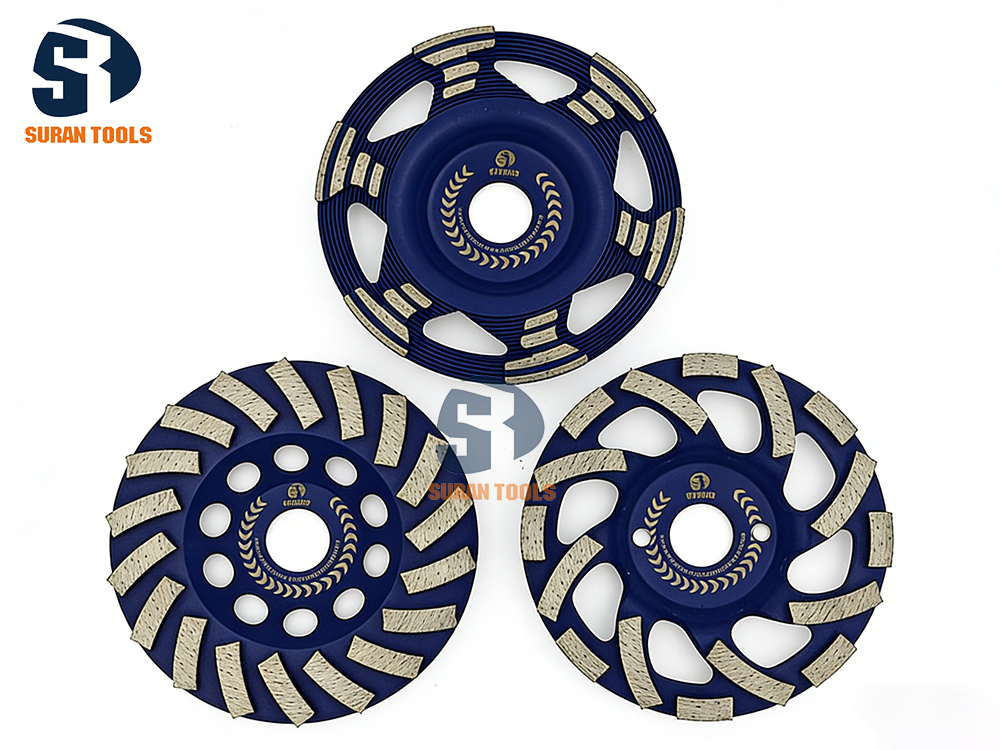 125mm عجلة الماس لطحن جدار الأرضية الخرسانية والرخام