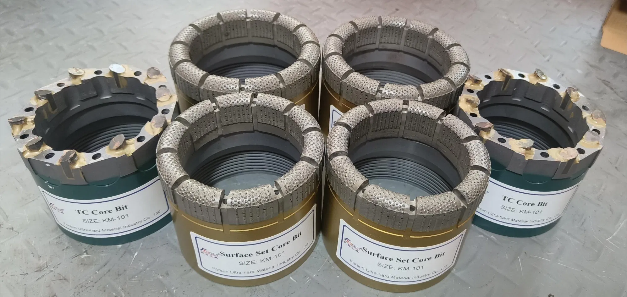 M-101, M-116 رؤوس حفر الماس السطحية