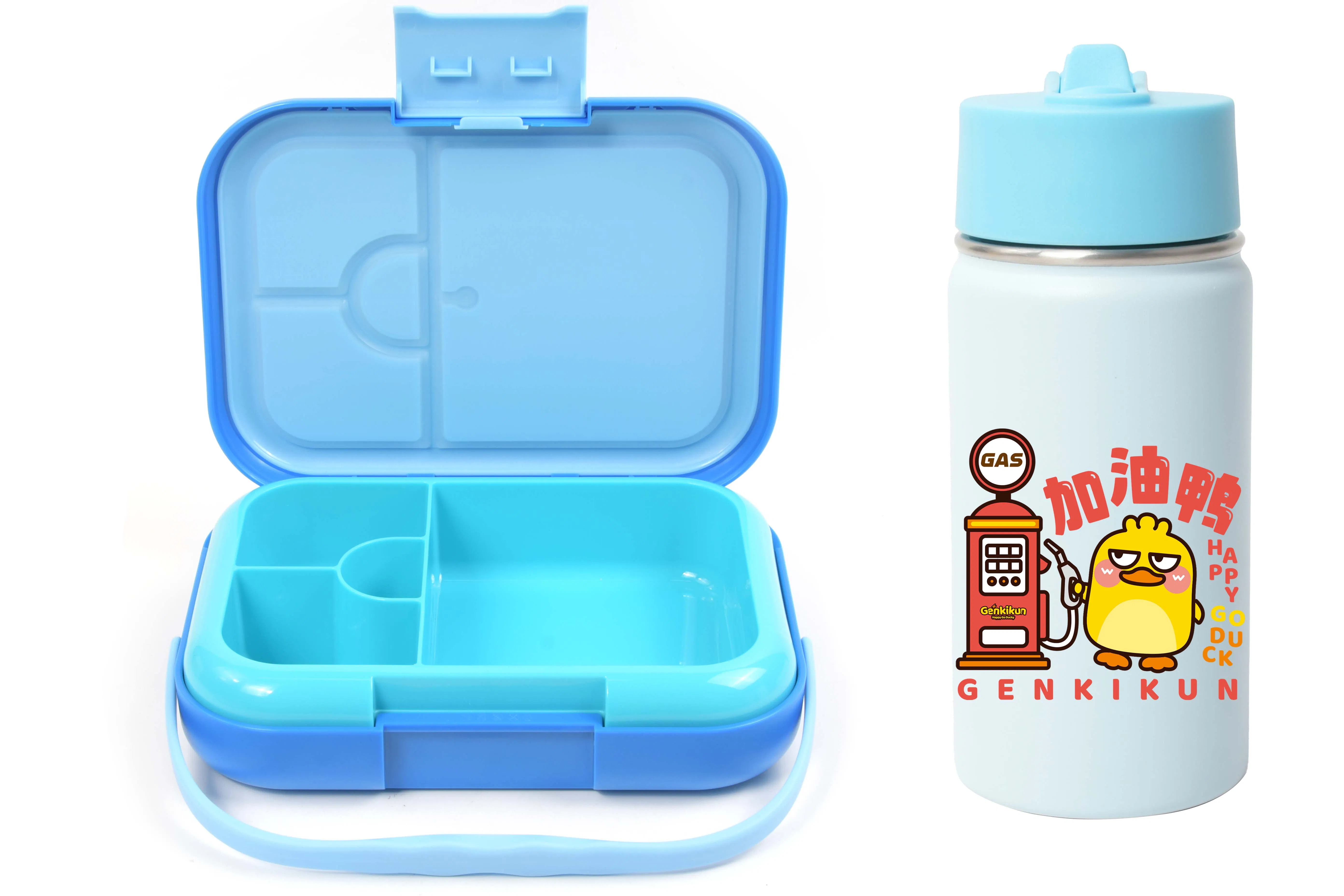 Aohea OEM ODM Obm Portable Lunch Box with Ice Packmeal Prep Glass Containers with Airtight Snaplock Lids 3 Pack 3 Compartment 380ml 33oz Bpafree Meal Prep