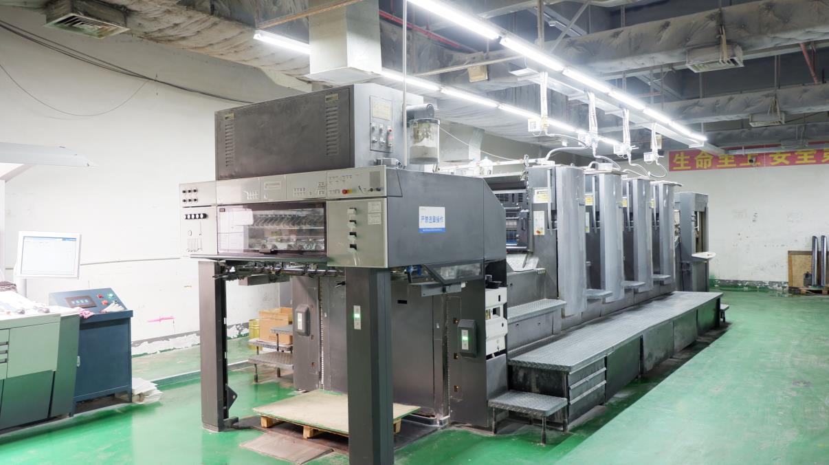 Heidelberg 4 color printing machine for precision packaging and labeling
