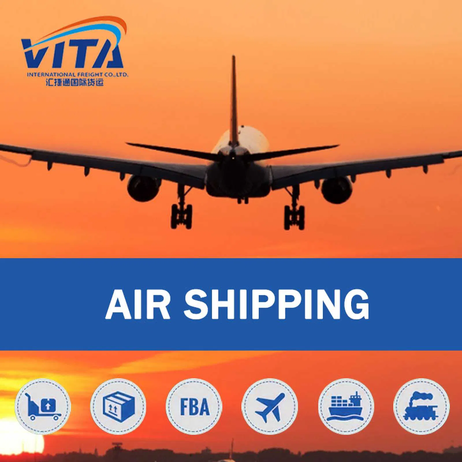 Global Air Freight DDP Door-to-Door Service with Customs &amp; Tax Included