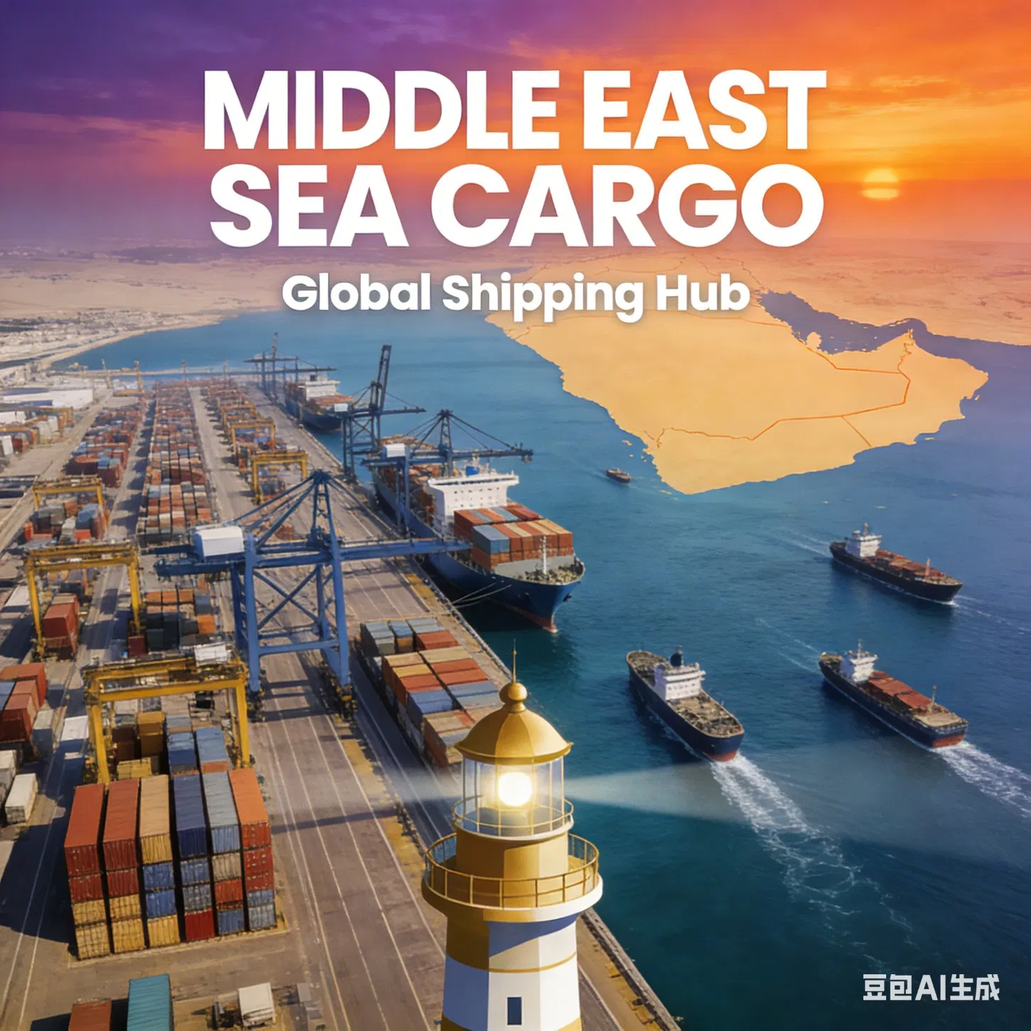 Ontask Middle East Sea Cargo DDP Service for Shipping Trade