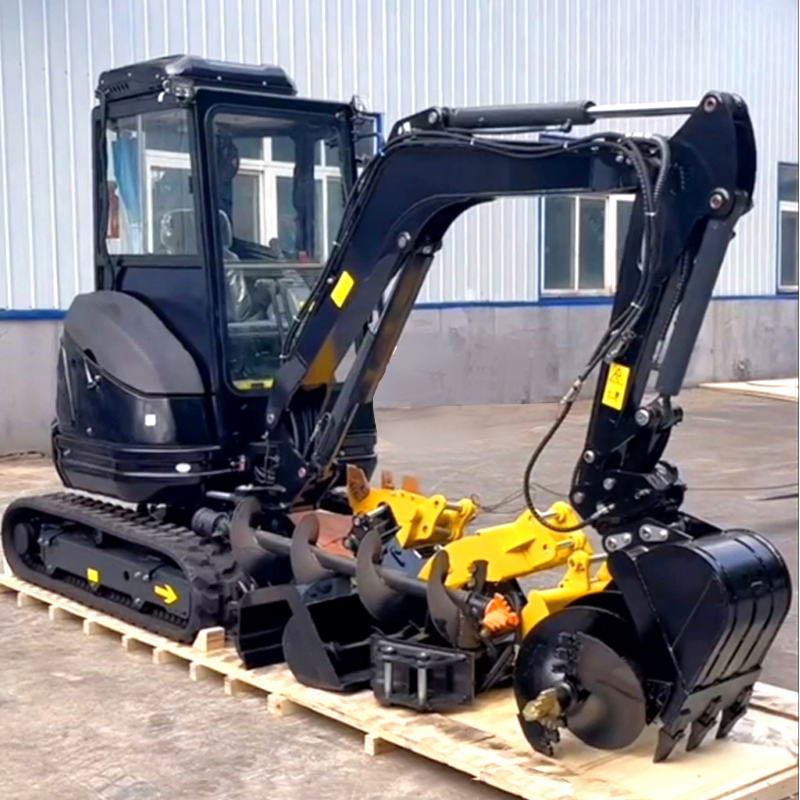 Free Shipping 3.5 Ton Mini Excavator Japan Engine Digger Hydraulic Bagger High Reputation China Excavator Mini 1t 1.5t1.8t3ton Machine