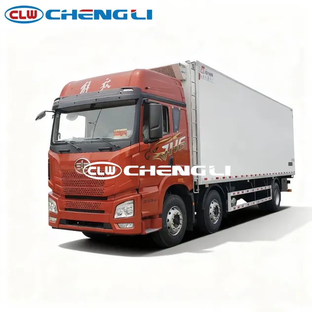 Refrigeration Truck Side View