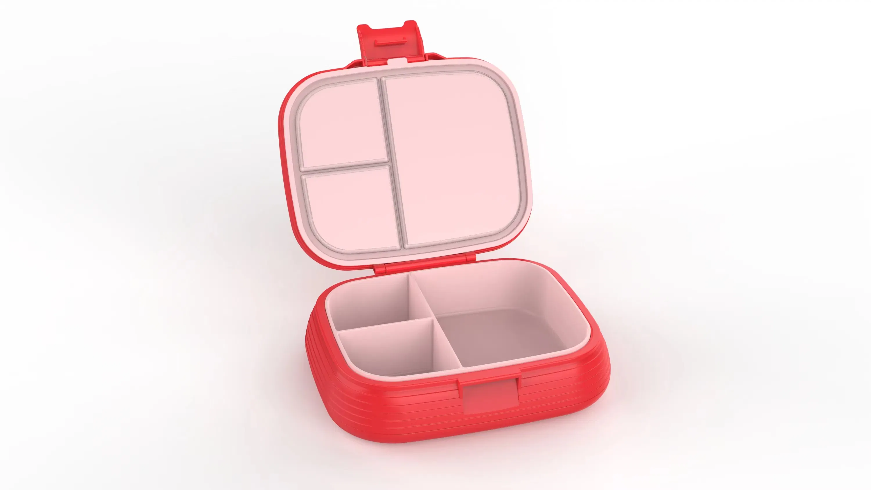 Aohea OEM ODM Obm Lunch Box with Ice Pack3 Pack Bento Snack Boxes with 3 Compartments Bento Lunch Box Reusable Divided Food Storage Container Meal Prep