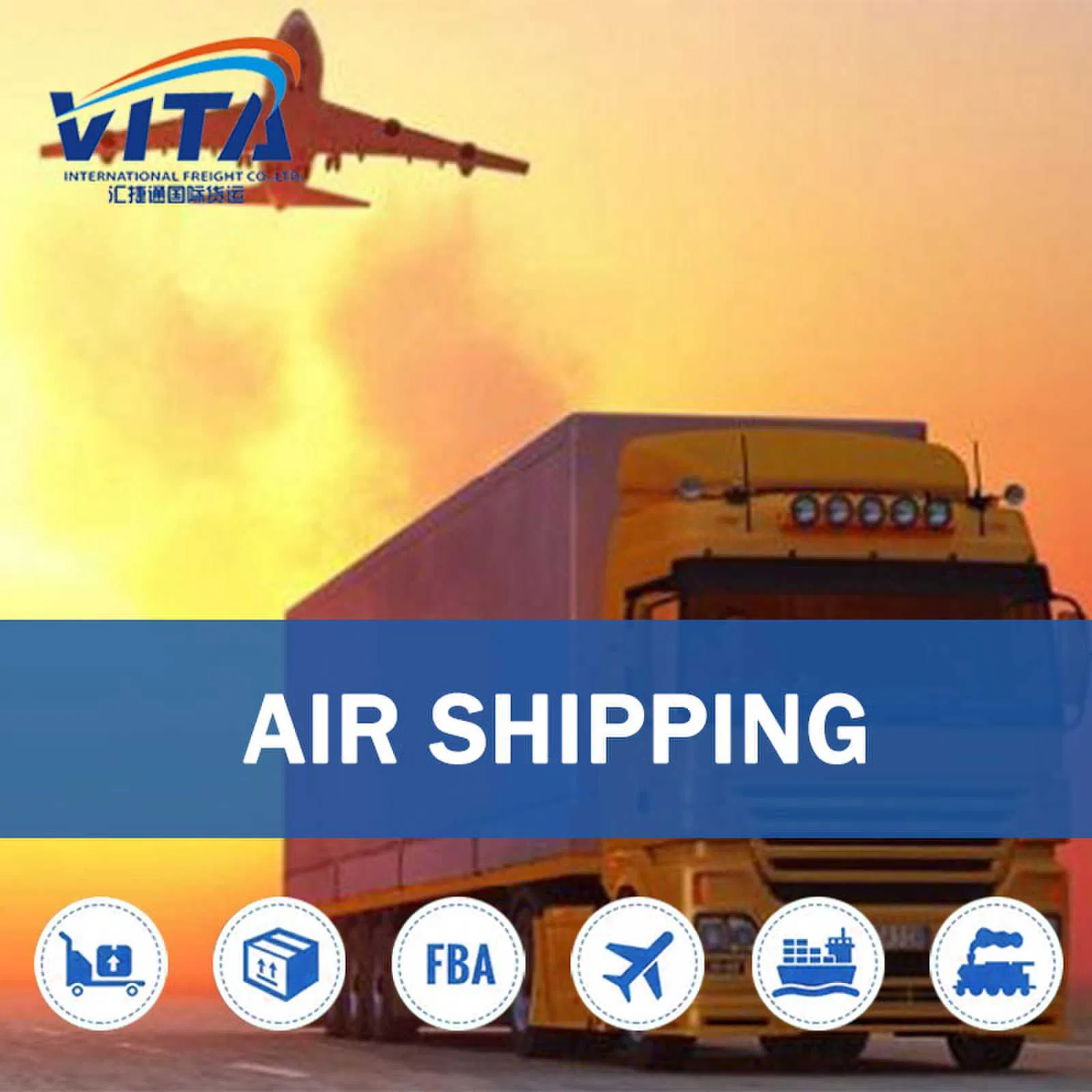 Global Air Freight DDP Door-to-Door Service with Customs &amp; Tax Included