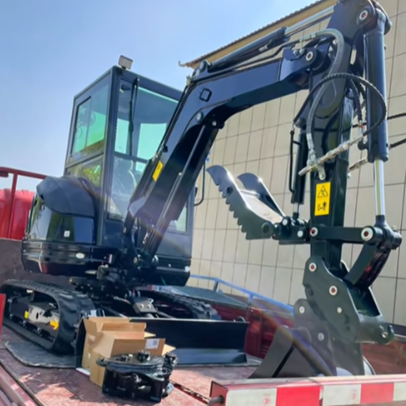 Free Shipping 3.5 Ton Mini Excavator Japan Engine Digger Hydraulic Bagger High Reputation China Excavator Mini 1t 1.5t1.8t3ton Machine