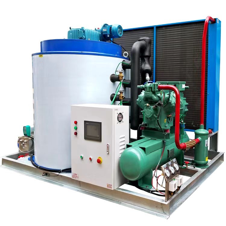 1 Ton 3ton 5ton Industrial Ice Making Machine Ice Flake Machine Ice Maker Machine for Fish and Seafood