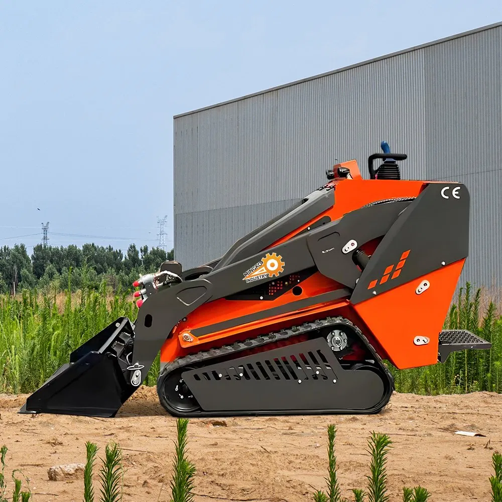 Very Popular Cheap Stand Behind Ride on Garden Farm 500kg Lifting EPA Mini Small Japan Kubota/China Diesel Compact Backhoe 25HP Front Skid Steer Loader