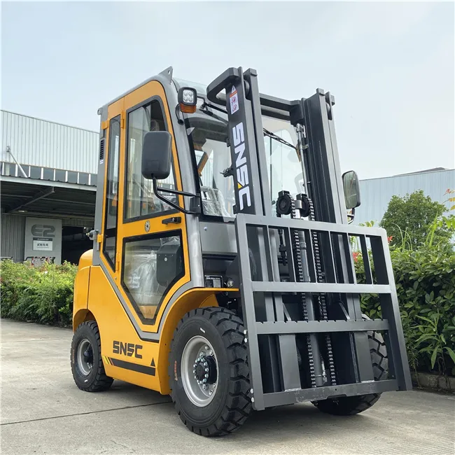 Diesel Forklift Front View