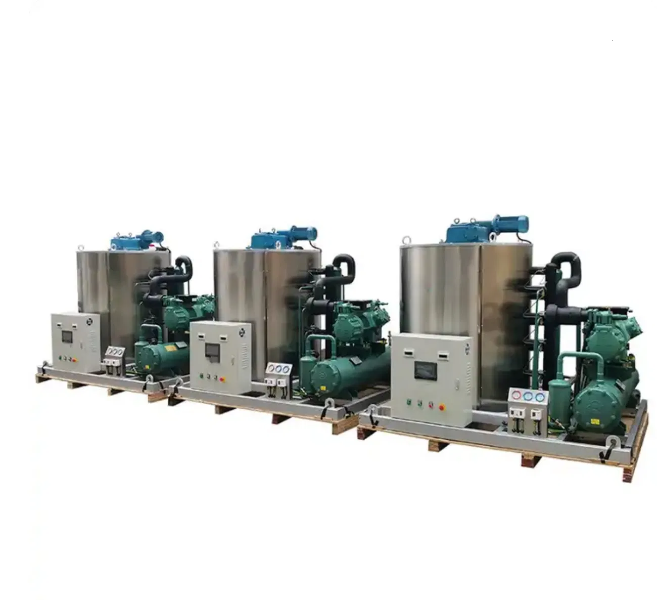 1 Ton 3ton 5ton Industrial Ice Making Machine Ice Flake Machine Ice Maker Machine for Fish and Seafood