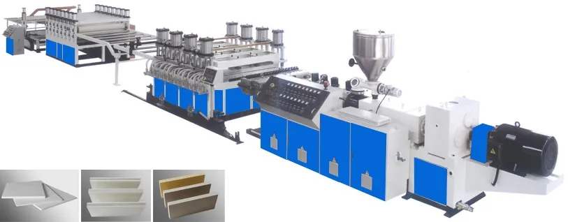 WPC Foam Board Making Machine China Foaming Board Extrusion Line