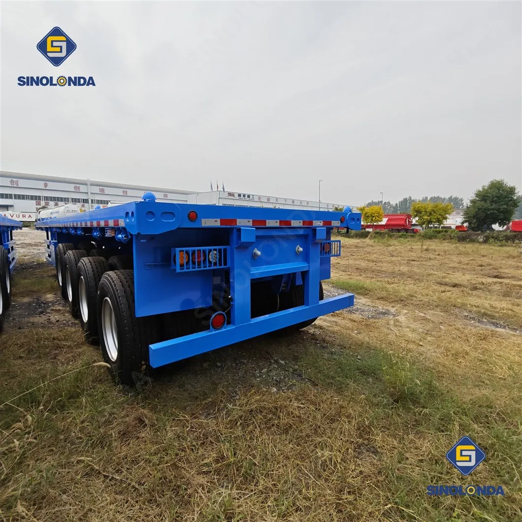 2-3 Axle Heavy Duty Side Wall Trailer Steel Equipment Semi Trailer for Flatbed/Container/Transport/Lowboy/Cargo/Dump/Truck/Flat Bed