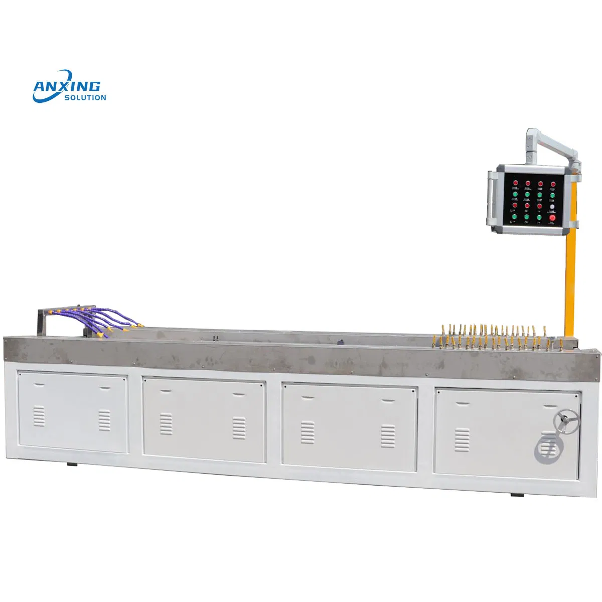 WPC PVC Louver Panel Making Machine Extrusion Line for WPC Fluted Wall Panel Production Line