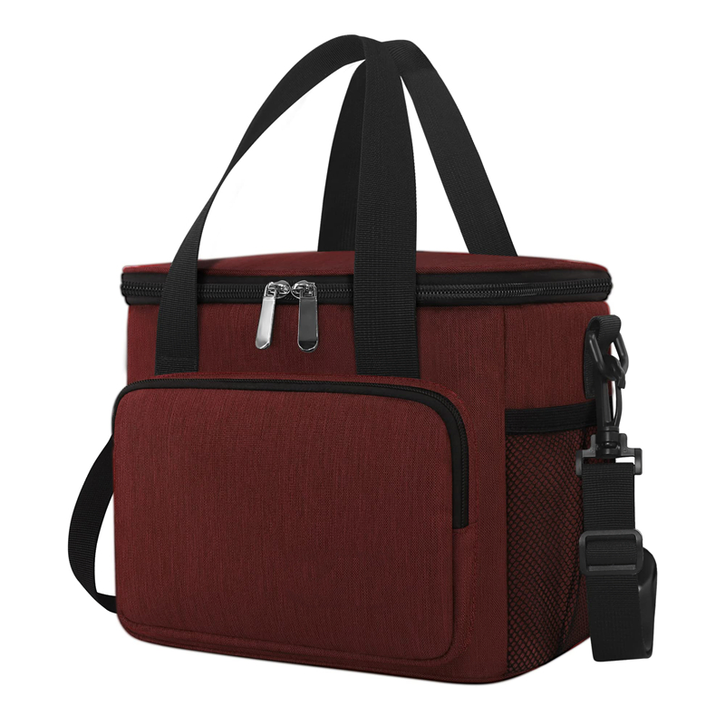 Heopono Fashion OEM ODM Custom 9L Grey Insulated Cooler Bag for Adults