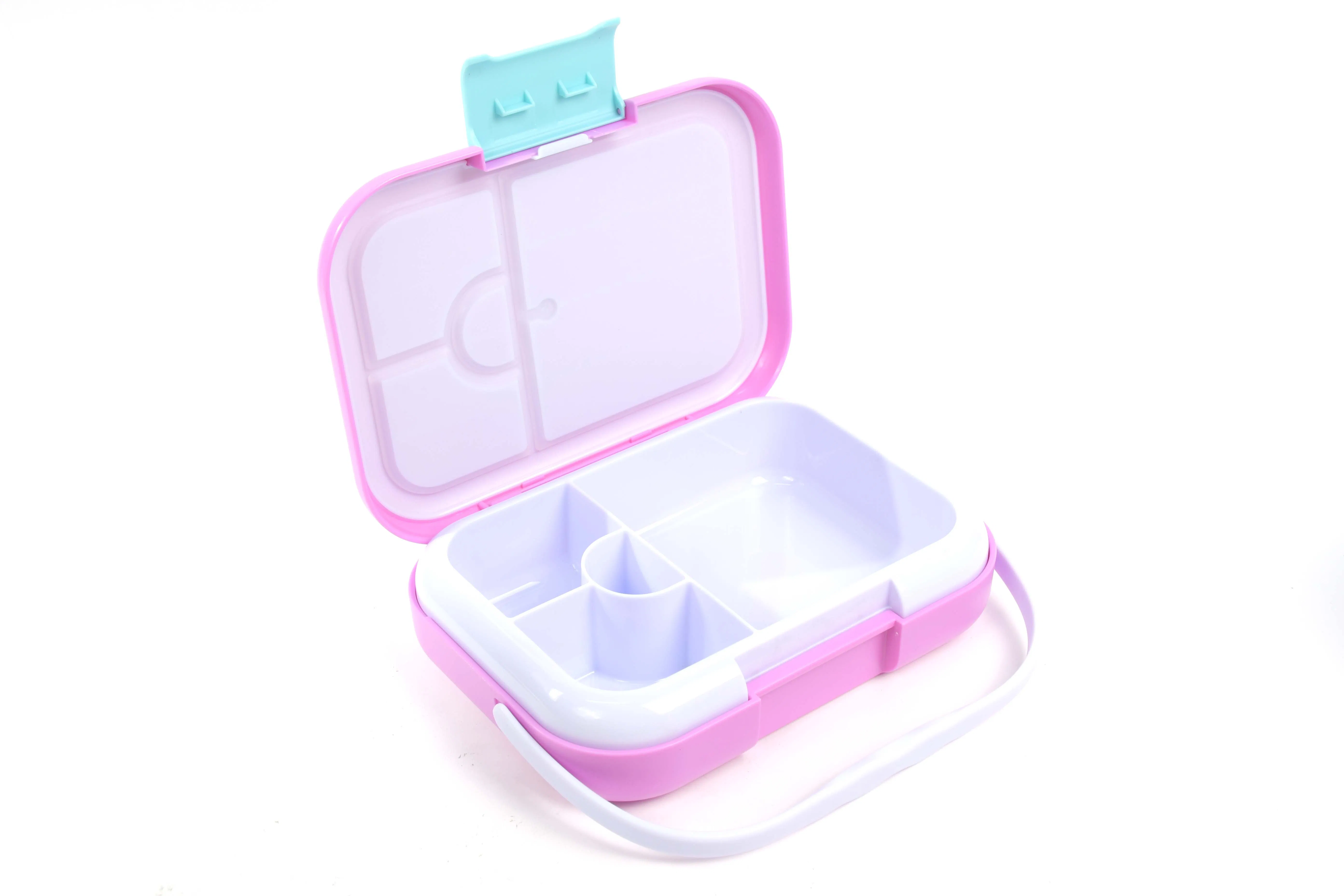 Aohea BPA-Free Lunch Bento Box - 3 Compartments, 3 Detachable Trays with Removable Sections, Tritan Material, Airlight Design, Ideal for Meal Prep &amp; on-The-Go
