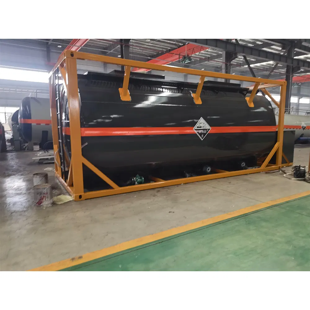 Intermodal Transport 20FT Chemical ISO Tank Container for Calcium Hydroxide Solution
