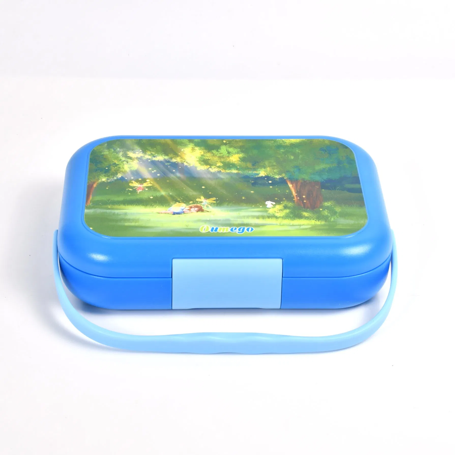 Aohea BPA-Free Lunch Bento Box - 3 Compartments, 3 Detachable Trays with Removable Sections, Tritan Material, Airlight Design, Ideal for Meal Prep &amp; on-The-Go