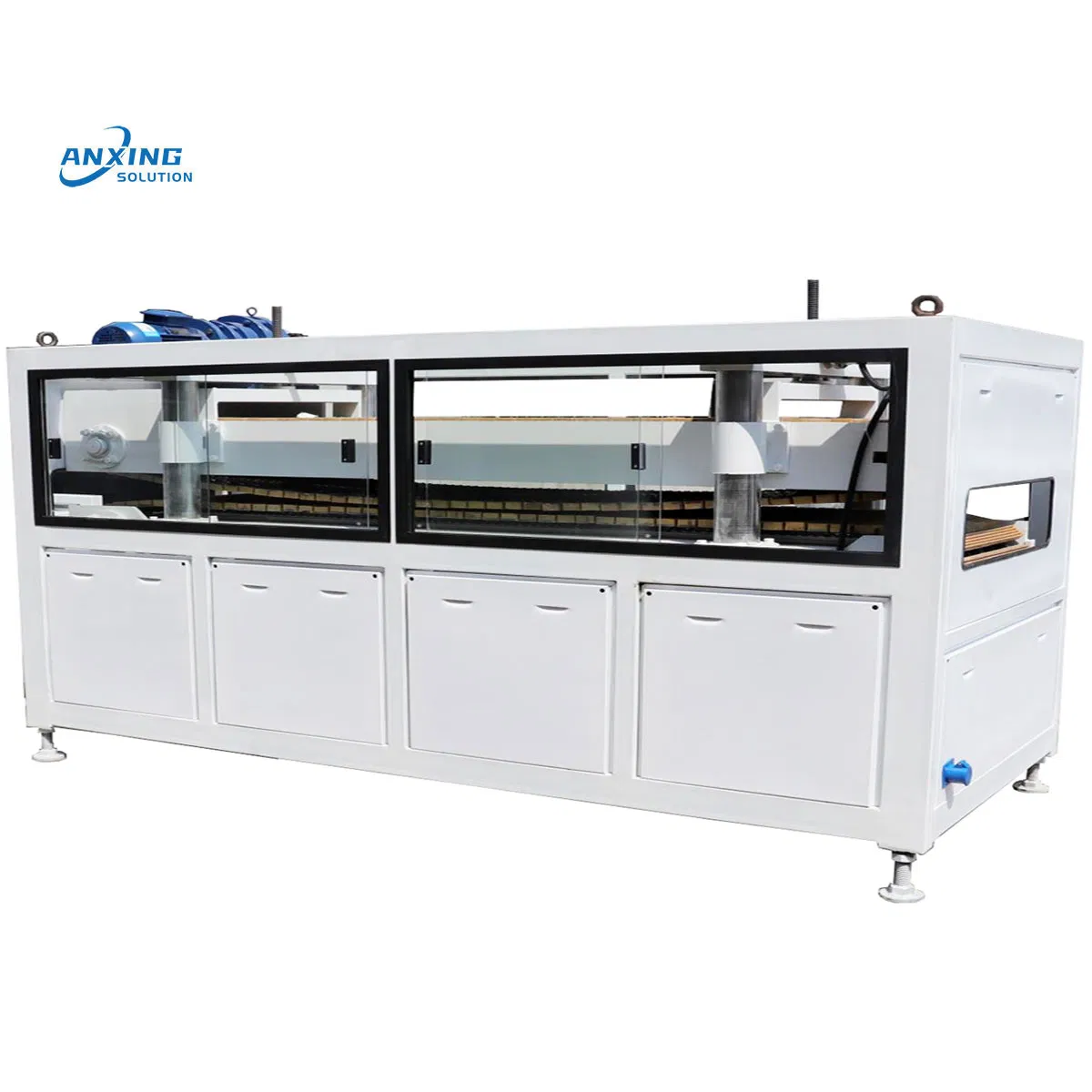 WPC PVC Louver Panel Making Machine Extrusion Line for WPC Fluted Wall Panel Production Line