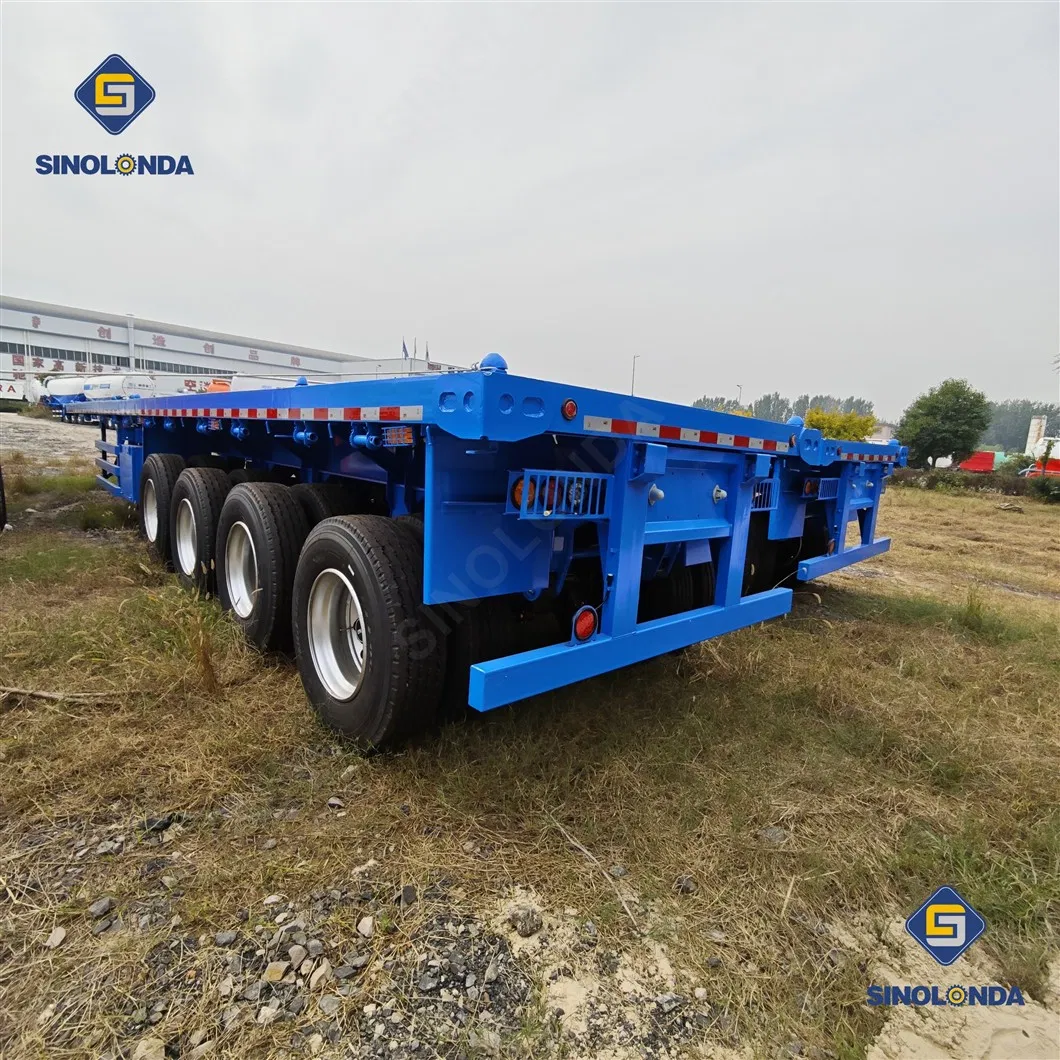 2-3 Axle Heavy Duty Side Wall Trailer Steel Equipment Semi Trailer for Flatbed/Container/Transport/Lowboy/Cargo/Dump/Truck/Flat Bed