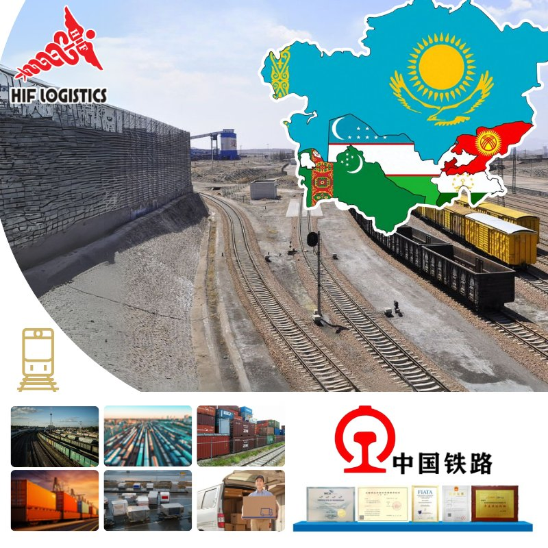 Transit China Kazakhstan Logistics Agent Rail Freight Shipping From China to Middle East Rail Shipping Service to Kazakhstan DDP Shipping